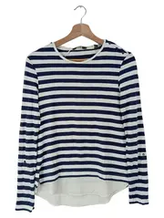 Vorschaubild 1 von Damen Langarmshirt Gr. 34/XS Maritim Gestreift Viskose