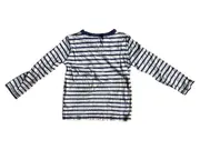 Vorschaubild 2 von Kinder Langarmshirt gestreift Blau Gr. 128 (7-8Y)