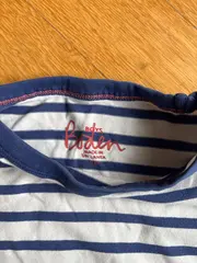 Vorschaubild 3 von Kinder Langarmshirt gestreift Blau Gr. 128 (7-8Y)