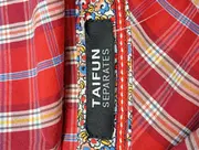 Vorschaubild 3 von TAIFUN Damen Bluse Kariert Rot Gr. 36/S Langarm Casual Hemdbluse