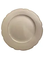 Vorschaubild 1 von Platzteller Elegant Weiß Oval Porzellan Teller