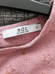 Vorschaubild 8 von EDC Damen Pullover Rosa Sterne Gr. 36/S Casual Langarm