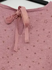 Vorschaubild 3 von EDC Damen Pullover Rosa Sterne Gr. 36/S Casual Langarm