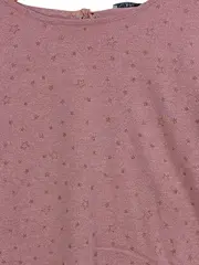 Vorschaubild 5 von EDC Damen Pullover Rosa Sterne Gr. 36/S Casual Langarm