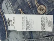 Vorschaubild 4 von Damen Jeans Slim Fit Blau Camouflage Gr. S W28/36 Used Look