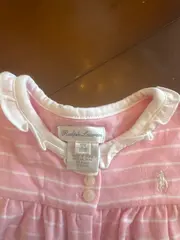 Vorschaubild 4 von Baby Schlafanzug Mädchen Gr. 80 Rosa gestreift Komfortabel