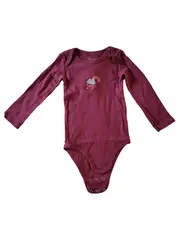 Vorschaubild 1 von Baby Body Mädchen Gr. 104 Lila Langarm Wolke Regenbogen