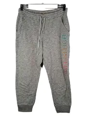 Vorschaubild 1 von Jogginghose Damen Gr. M Grau Meliert Sweatpants Logo