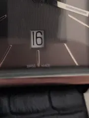 Vorschaubild 3 von Herren Armbanduhr Modern Schwarz Leder