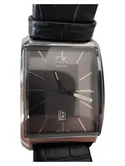 Vorschaubild 2 von Herren Armbanduhr Modern Schwarz Leder
