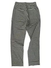 Vorschaubild 2 von Hose Damen W28 L28 Grün Kariert High Rise Stretch Stoffhose Casual