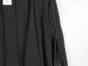 Vorschaubild 2 von Strickjacke Damen 3/4 Arm Schwarz Gr. 44 XXL Baumwolle