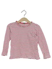 Vorschaubild 1 von Langarmshirt Mädchen Gr. 2-3 Jahre 98 Rot Gestreift