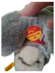 Vorschaubild 2 von Hase Mini Floppy Stofftier Kuscheltier Grau 18cm Baby Plüschtier