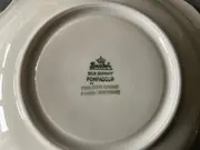 Vorschaubild 2 von Unterteller Pompadour Beige Porzellan Klassisch Blumenmuster