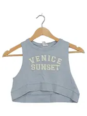 Vorschaubild 1 von Kinder Crop Top Pullunder Venice Sunset Gr. 122 Hellblau