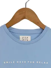 Vorschaubild 2 von STC Denim Company Kinder T-Shirt Gr. 164 Blau Casual Schriftzug