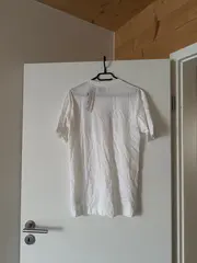 Vorschaubild 2 von Sport Shirt Herren Gr. 50/L Weiß Logo