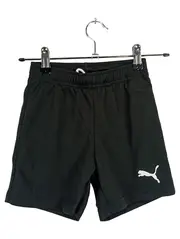 Vorschaubild 1 von Kinder Sport Shorts Gr. 116 Schwarz Logo Print Polyester