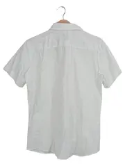 Vorschaubild 2 von Damen Bluse Gr. 42 Weiß Kurzarm Casual Hemdbluse