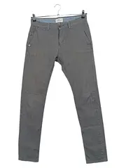 Vorschaubild 1 von Herren Stoffhose Chino Grau Größe 29 W29 Slim Fit Casual