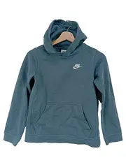 Vorschaubild 1 von Kinder Kapuzenpullover Blau Gr. 146 Sportlich Logo-Print