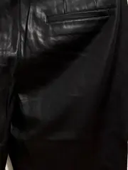 Vorschaubild 4 von EDC Damen Lederhose Gr. 38 Schwarz Modern Kunstleder