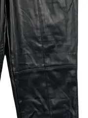 Vorschaubild 5 von EDC Damen Lederhose Gr. 38 Schwarz Modern Kunstleder