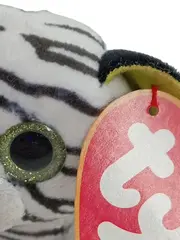 Vorschaubild 3 von Beanie Boos Kuscheltier Tiger Weiß Schwarz 9 cm Plüschtier Stofftier