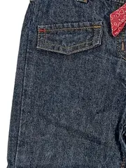 Vorschaubild 4 von Jeans Hose Gr. 80 Blau Baumwolle Regular Fit Applikationen