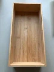 Vorschaubild 3 von Aufbewahrungsbox Bambus Holz Natur Rechteckig 30x15x7 cm