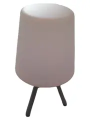 Vorschaubild 1 von LED Outdoor Tischleuchte Akku IP44 Weiß 34cm Modern Kunststoff