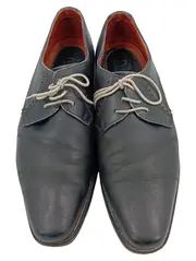 Vorschaubild 2 von Derby Schnürschuhe Herren Leder Business Elegant Blau Gr. 42