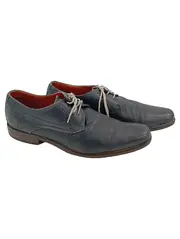 Vorschaubild 1 von Derby Schnürschuhe Herren Leder Business Elegant Blau Gr. 42