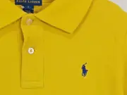 Vorschaubild 3 von Kinder Poloshirt Gr. 122 Gelb Baumwolle Casual Logo