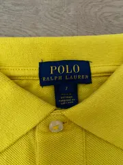 Vorschaubild 6 von Kinder Poloshirt Gr. 122 Gelb Baumwolle Casual Logo