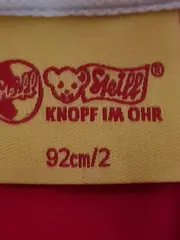Vorschaubild 4 von Kinder Poloshirt Rot Gr. 92 mit Teddy-Applikation Baumwolle