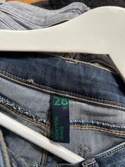 Vorschaubild 6 von BENETTON Jeans Damen Regular Fit 28 W Blau Casual
