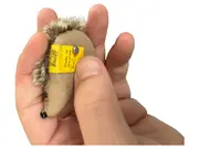 Vorschaubild 3 von 1870/06 Igel Baby Kuscheltier Braun 3cm