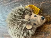 Vorschaubild 2 von 1870/06 Igel Baby Kuscheltier Braun 3cm