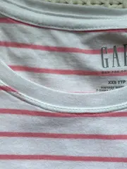 Vorschaubild 4 von Damen T-Shirt gestreift Kurzarm Baumwolle Mehrfarbig Gr. 32/XXS