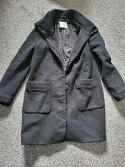 Vorschaubild 2 von edc Steppjacke Damen Gr. 38/M Schwarz Casual Wolle Polyester