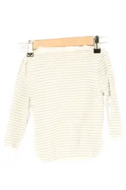 Vorschaubild 2 von Strickjacke Kinder 92 Beige Gestreift Baumwolle