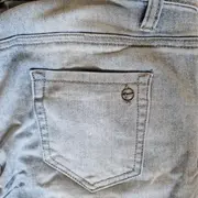 Vorschaubild 3 von Damen Skinny Jeans Hellblau Used Look W29/L30 Gr. 38