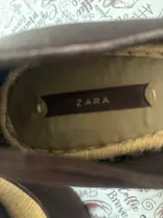 Vorschaubild 4 von Damen Espadrilles Wedges Keilabsatz Braun Satin Schleife Gr. 39