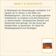 Vorschaubild 7 von Modewelt Brettspiel Gesellschaftsspiel ab 10 Jahre 2-6 Spieler