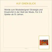 Vorschaubild 6 von Modewelt Brettspiel Gesellschaftsspiel ab 10 Jahre 2-6 Spieler