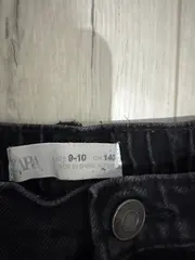 Vorschaubild 4 von Baggy Jeans Kinder Gr. 140 Regular Fit Schwarz Baumwolle