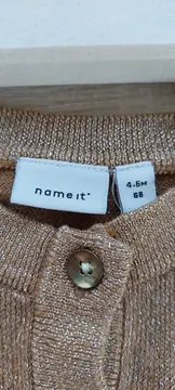 Vorschaubild 4 von Strickjacke Mädchen Gr. 68 Gold Modern