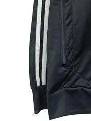Vorschaubild 5 von Herren Trainingsjacke Schwarz Weiß 3-Streifen Gr. M Sportjacke
